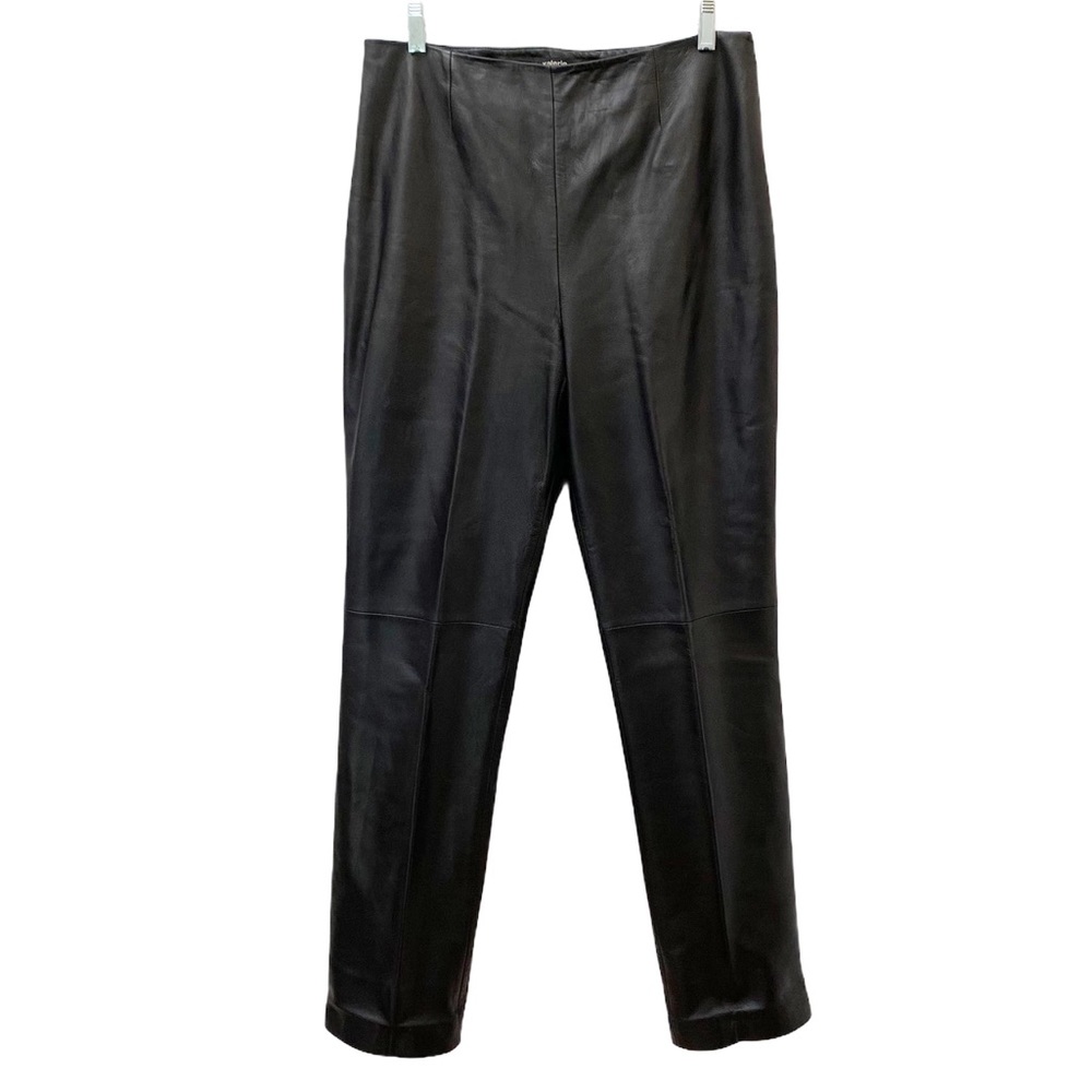 Valerie Stevens Women's‎ Size 10 Black Leather Pants “Small Flaw”